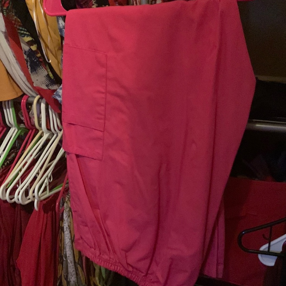 Wonder wink size 5x hot pink scrub set